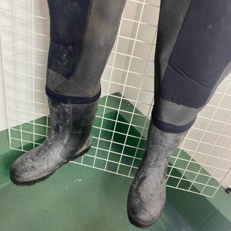  弘進ゴム ネオプレン胴付長 程度B XL 28.0cm 水漏れ未チェック ブラック