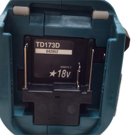 MAKITA マキタ インパクトドライバ 本体のみ コードレス式 18v 642652 TD173D ブルー