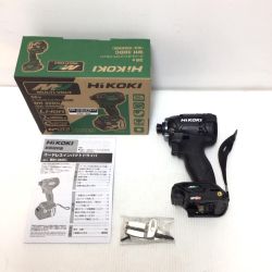 ΘΘ HiKOKI ハイコーキ インパクトドライバ 未使用品(S) 本体のみ コードレス式 36v J8400195 (NN) WH36DC ブラック Sランク