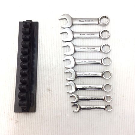  Snap-on スナップオン コンビネーションレンチセット 程度B レンチホルダー付 8本セット OXIM19B/18B/17B/16B/15B/14B/11B/10B