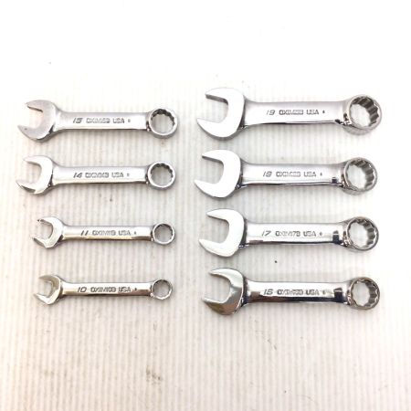  Snap-on スナップオン コンビネーションレンチセット 程度B レンチホルダー付 8本セット OXIM19B/18B/17B/16B/15B/14B/11B/10B