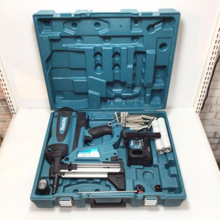  MAKITA マキタ 釘打ち機 程度B 充電器・充電池1個ガス缶付 7.2v 9083 GN420C ブルー