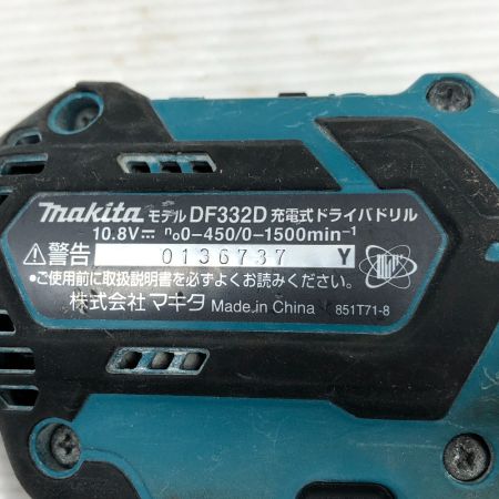  MAKITA マキタ 締め付け工具 ドライバドリル DF332D ブルー