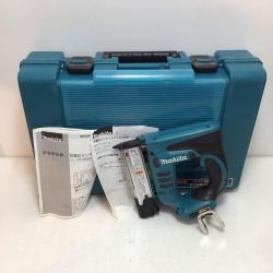 ΘΘ MAKITA マキタ 電動タッカ 程度B ケース付 コードレス式 14100 PT350D ブルー Bランク