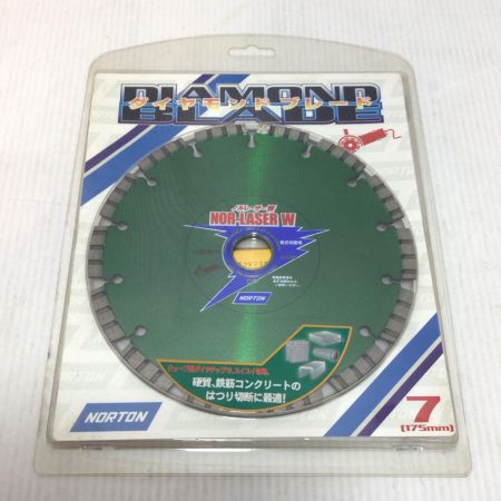  NORTON ダイヤモンド刃 未使用品(S) 5枚セット 175mm ノルレーザーW