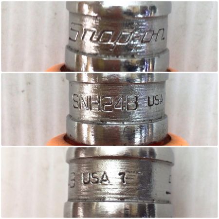  Snap-on スナップオン スピンナハンドル 程度B SNH24B オレンジ