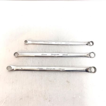  Snap-on スナップオン 両口メガネレンチ 程度B 3本セット XDHM1719・XDHFM1618・XDHM1214