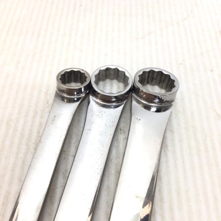  Snap-on スナップオン 両口メガネレンチ 程度B 3本セット XDHM1719・XDHFM1618・XDHM1214