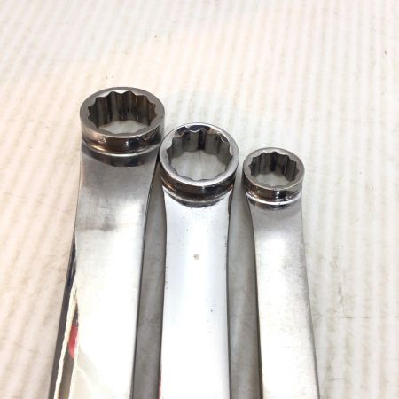  Snap-on スナップオン 両口メガネレンチ 程度B 3本セット XDHM1719・XDHFM1618・XDHM1214