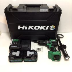ΘΘ HiKOKI ハイコーキ ドライバドリル 程度A 充電器・充電池2個・ケース付 コードレス式 36v J2400513 DS36DC グリーン Aランク