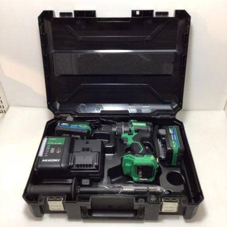 HiKOKI ハイコーキ ドライバドリル 程度A 充電器・充電池2個・ケース付 コードレス式 36v J2400513 DS36DC グリーン