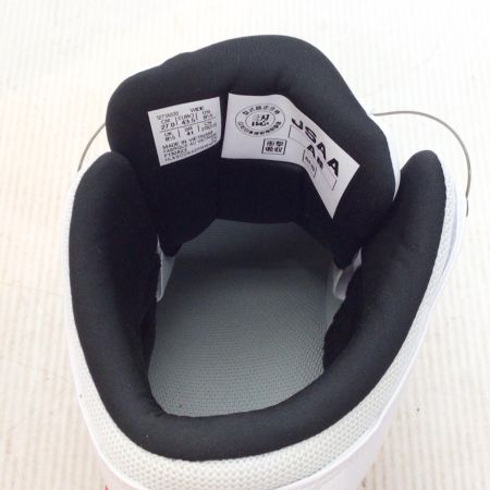  asics アシックス 安全靴 未使用品(S) 27.0cm WINJOB CP304 BOA WHITE/BLACK  1271A030-100