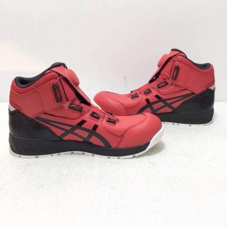  asics アシックス 安全靴 未使用品(S) 28.0cm WINJOB CP304 BOA CLASSIC RED/BLACK  1271A030-600