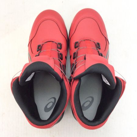  asics アシックス 安全靴 未使用品(S) 28.0cm WINJOB CP304 BOA CLASSIC RED/BLACK  1271A030-600