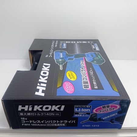 HiKOKI ハイコーキ インパクトドライバ FWH18DA ネイビー