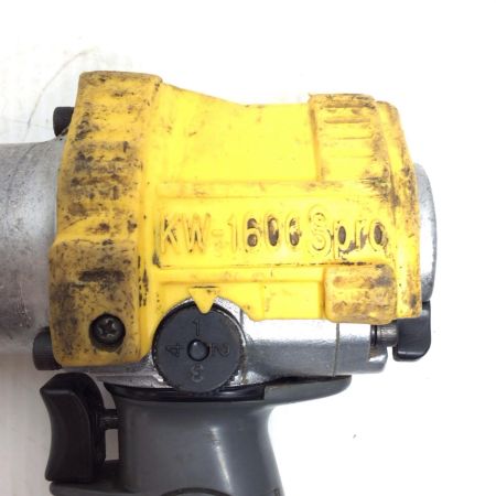  空研工業 エアインパクトレンチ 程度C 本体のみ 常圧 D00374 使用感有 KW-1600Spro イエロー