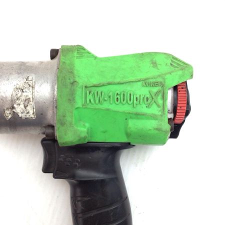  空研工業 エアインパクトレンチ 程度B 本体のみ 常圧 P40052 使用感有 KW-1600proX グリーン