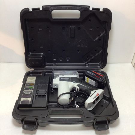  Panasonic パナソニック 角穴カッター 程度B 充電器・充電池1個・ケース付 コードレス式 18v 不明 EZ4543