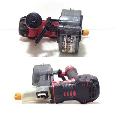 MAKITA マキタ エア釘打ち 程度C ケース付 高圧 3640 キズ有 AN511HB レッド