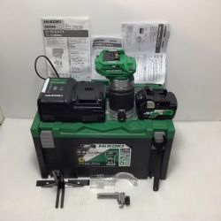 ΘΘ HiKOKI ハイコーキ トリマー 程度A 充電器・充電池1個・システムケース付 コードレス式 36v C211695 使用感有 M3608DA グリーン Aランク