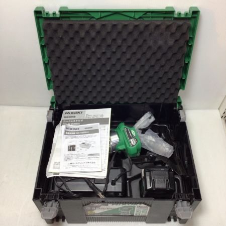  HiKOKI ハイコーキ トリマー 程度A 充電器・充電池1個・システムケース付 コードレス式 36v C211695 使用感有 M3608DA グリーン