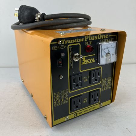 ЗЗ SUZUKID 100v/200v 3kVA 昇降圧兼用 変圧器 STX-312P オレンジ
