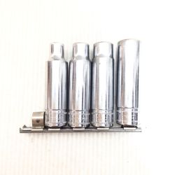 ΘΘ Snap-on スナップオン ソケット4個セット 程度C  TSM10/TSM12/TSM14/TSM17 Cランク