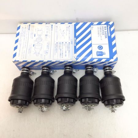  Panasonic パナソニック 引掛防水ゴムコードコネクタボディ 開封品(S) 長期保管品 接地3P20A・5個入×5箱  WA5429K