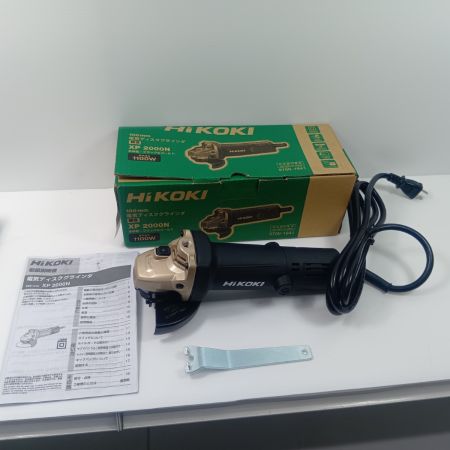 HiKOKI ハイコーキ ディスクグラインダー 100mm コード式 XP2000N ブラック