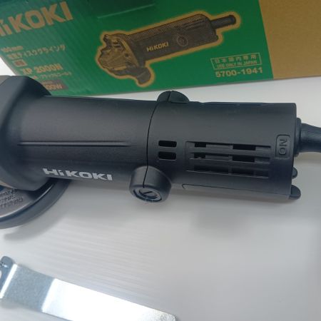 HiKOKI ハイコーキ ディスクグラインダー 100mm コード式 XP2000N ブラック