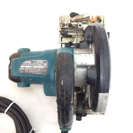  MAKITA マキタ 丸のこ 程度C 本体のみ コード式 165mm 2700 使用感有 5710C ブルー