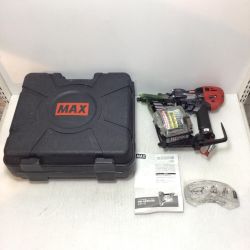 ΘΘ MAX マックス ロール釘打機 程度B ケース付 高圧 65mm 21707203F HN-65N3(D) レッド Bランク