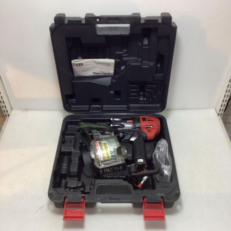  MAX マックス ロール釘打機 程度B ケース付 高圧 65mm 21707203F HN-65N3(D) レッド