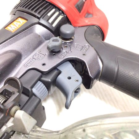  MAX マックス ロール釘打機 程度B ケース付 高圧 65mm 21707203F HN-65N3(D) レッド