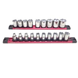 ΘΘ Blue Point ソケットセット 程度A 19個セット ソケットホルダ2個付 BLPSM38シリーズ Aランク