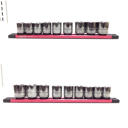  Blue Point ソケットセット 程度A 19個セット ソケットホルダ2個付 BLPSM38シリーズ