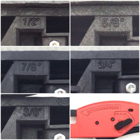  Asada マキシベンダ 程度B アタッチメント・ケース付 使用感有 レッド