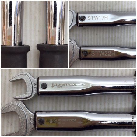  SUPERTOOL トルクレンチ2本セット 程度AB STW22H/STW17H