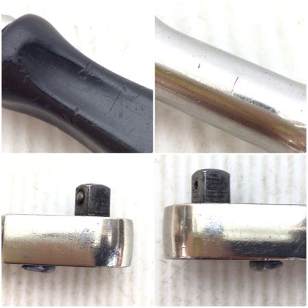  Snap-on スナップオン ラチェットハンドル 程度C キズ・ヨゴレ有 USA製/旧ハンドル F835 ブラック