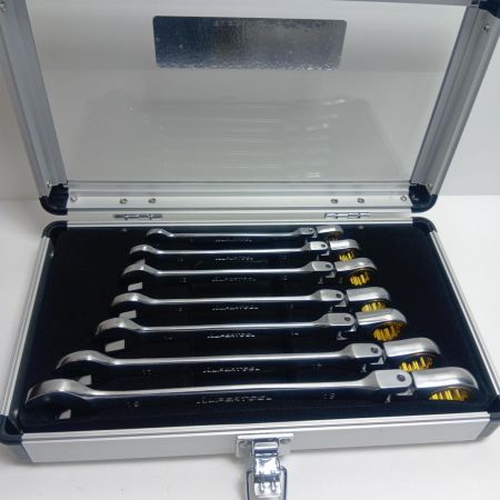 SUPERTOOL ハンドツール フレックスギアレンチセット SUPERTOOL GRW700F 未使用品(S) ケース付 GRW700F