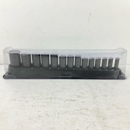 ЗЗ Snap-on スナップオン 3/8 インパクトディープソケット SIMFM8A他 14個組 マグネットトレー付 PAKTY227 ブラック