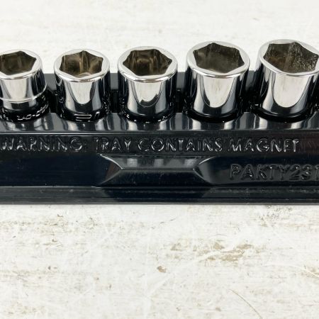 ЗЗ Snap-on スナップオン 3/8 シャローソケットセット YFSM81他 12個セット マグネットトレー付 PAKTY231