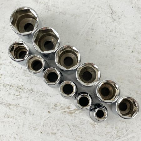 Snap-on スナップオン 3/8 セミディープソケットセット FSMS8他 12個組 マグネットトレー付 PAKTY241