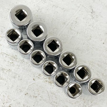 Snap-on スナップオン 3/8 セミディープソケットセット FSMS8他 12個組 マグネットトレー付 PAKTY241