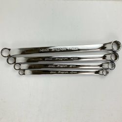 ЗЗ Snap-on スナップオン オフセットメガネレンチ 4本組 本体のみ XBM810A/1012A/1214A/1417A シルバー Bランク