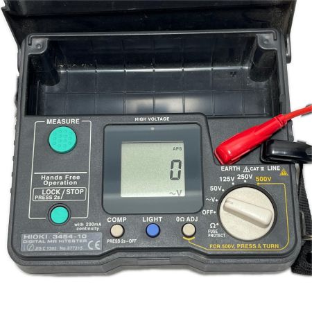  HiKOKI ハイコーキ デジタルメグオームハイテスタ- 本体のみ 3454-10