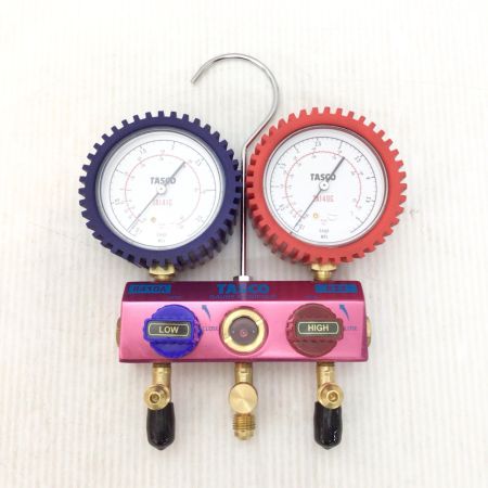  イチネンTASCO マニホールド 未使用品(S) ホース、ケース付 R410A/R32