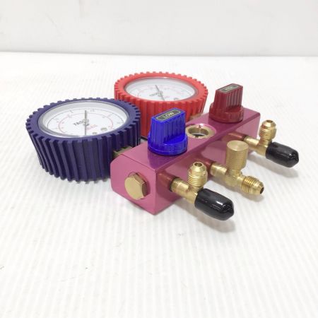  イチネンTASCO マニホールド 未使用品(S) ホース、ケース付 R410A/R32