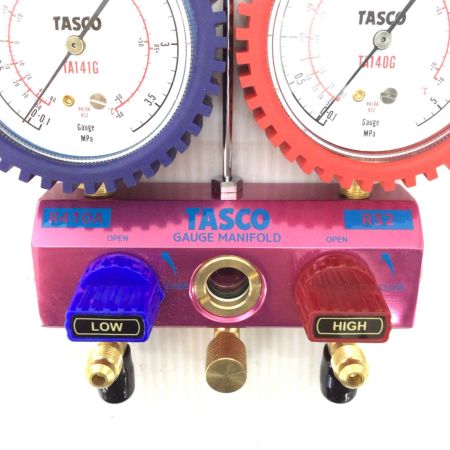  イチネンTASCO マニホールド 未使用品(S) ホース、ケース付 R410A/R32