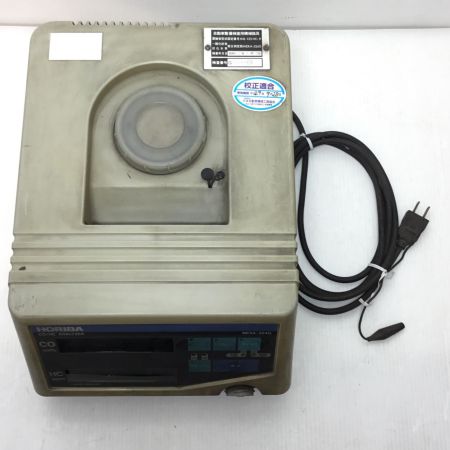  HORIBA 排気ガステスター 程度C 本体のみ コード式 現状販売 通電確認のみ MEXA-324G